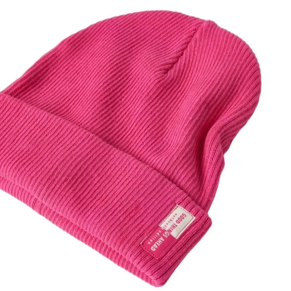 ZARA Kids | Fuchsia | RIBBED CAP WITH LABEL - Picture 2 of 4